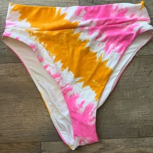 Aerie high cut cheeky bikini bottom - NEW